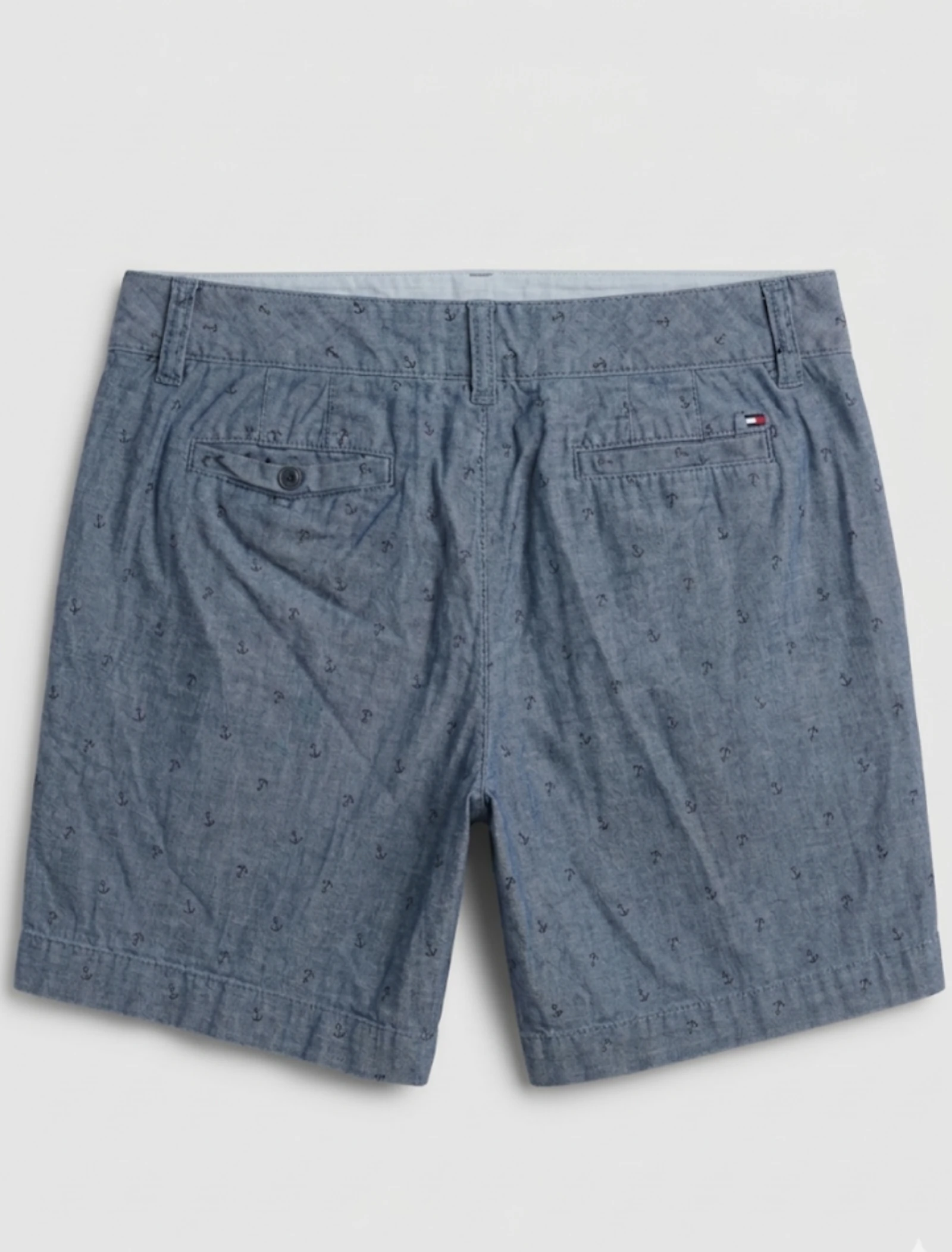 Tommy Hilfiger Shorts Azul Âncora Náutica Tamanho 40 L – photo 2